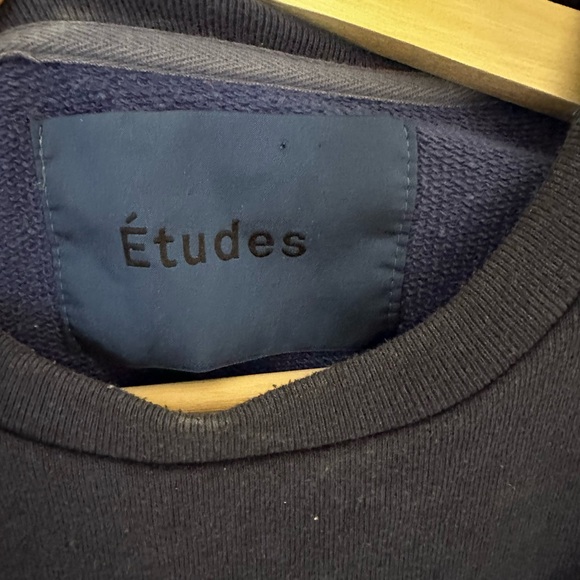 Navy etudes sweatshirt - Picture 2 of 3
